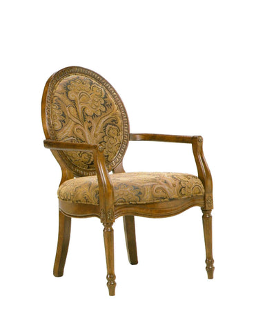 Paisley Print Accent Chair