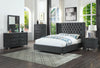 Grey Upholstered Bed