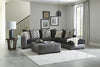 Zaftig Ebony Sofa Chaise Sectional