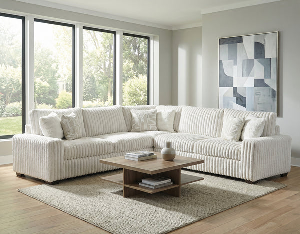 Hugo Cream 3 Piece Sectional