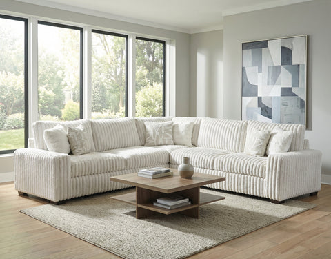 Hugo Cream 3 Piece Sectional