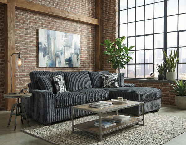 Hugo Gunmetal Sectional