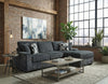 Hugo Gunmetal Sectional