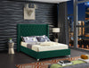 Green Upholstered Bed